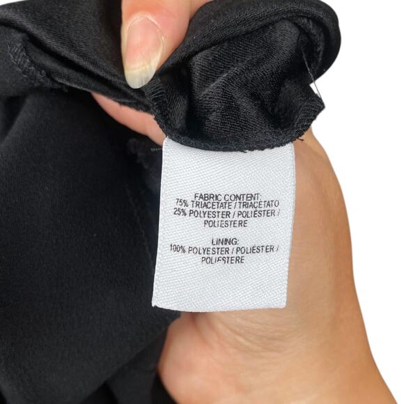 Derek Lam 10 Crosby $425 Black Studded V-neck Cut Out Crop Jumpsuit SZ 4 - Picture 9 of 9